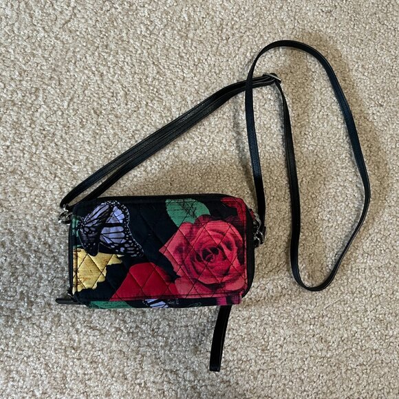 Vera Bradley All in One Wristlet, Havana Rose - Picture 2 of 5